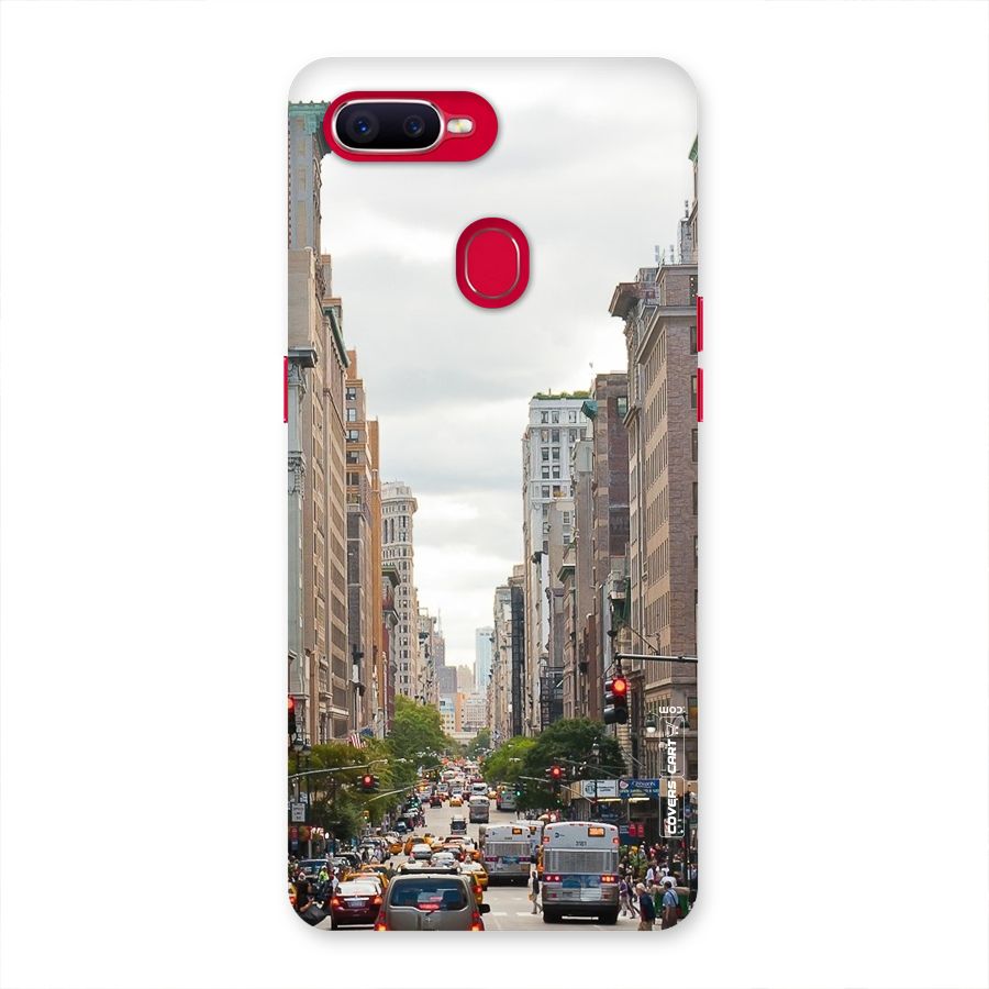 City Street View Back Case for Oppo F9 Pro
