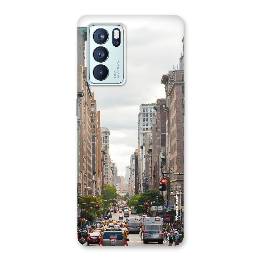 City Street View Back Case for Oppo Reno6 Pro 5G