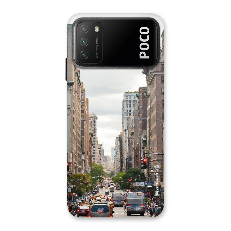 City Street View Back Case for Poco M3