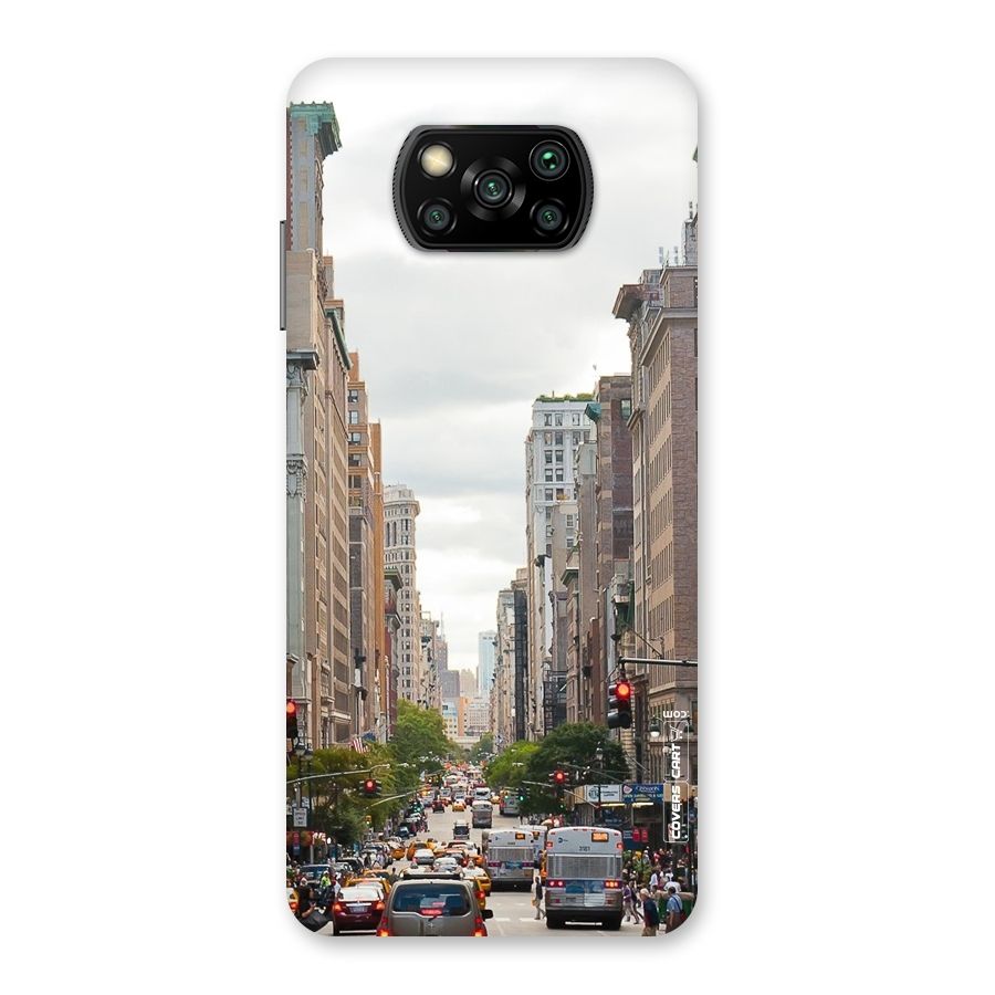 City Street View Back Case for Poco X3