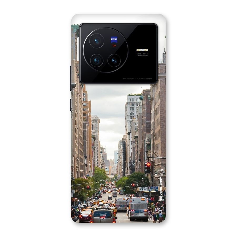 City Street View Back Case for Vivo X80