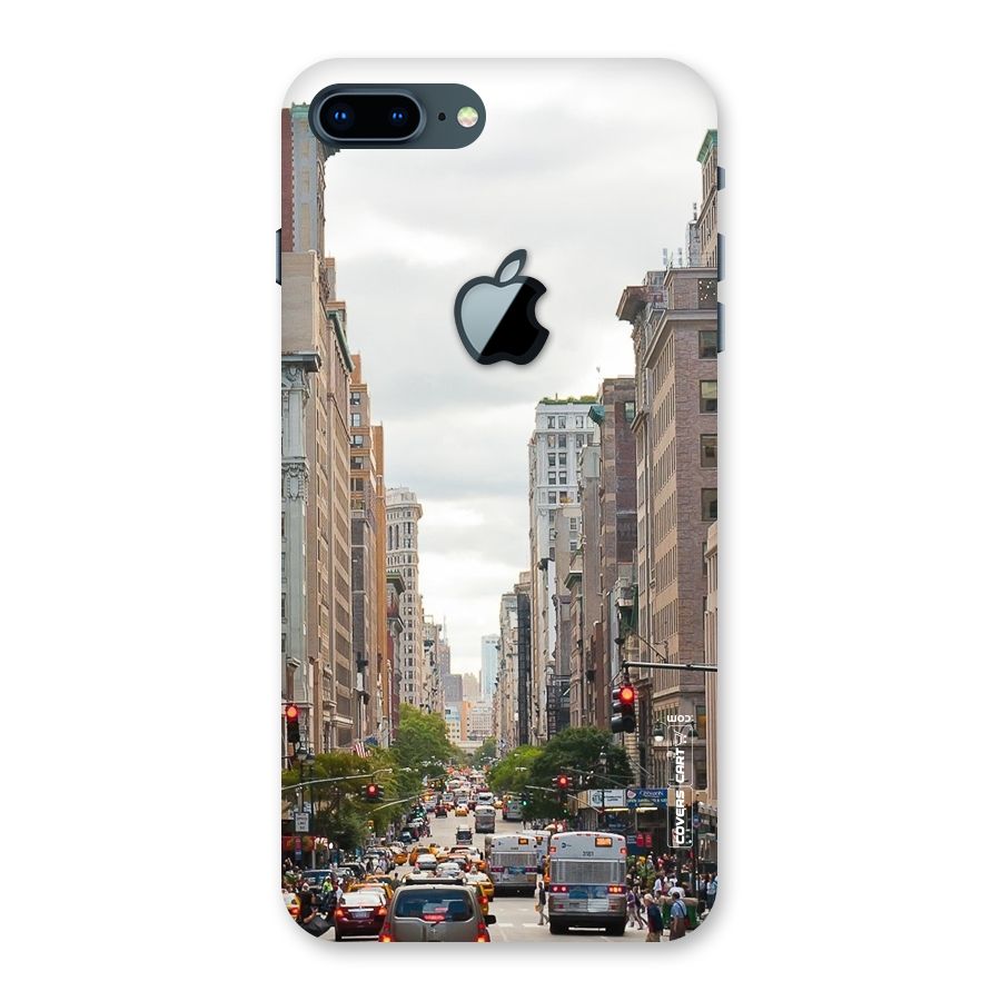 City Street View Back Case for iPhone 7 Plus Apple Cut