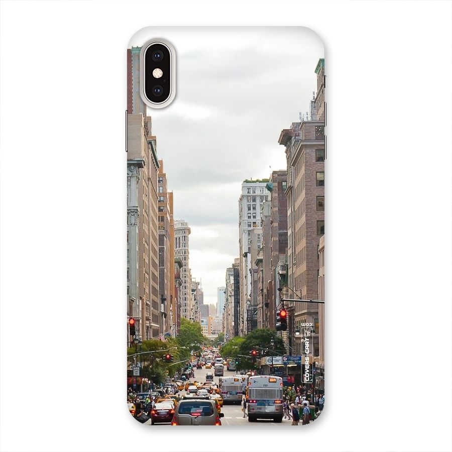 City Street View Back Case for iPhone XS Max