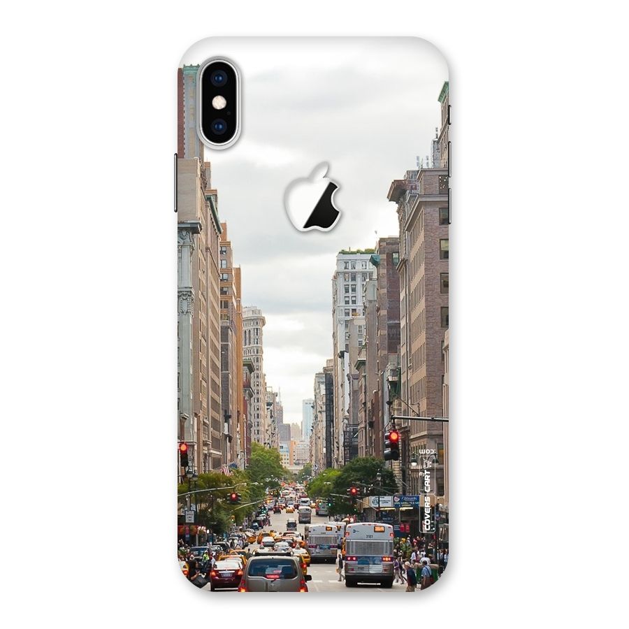 City Street View Back Case for iPhone XS Max Apple Cut