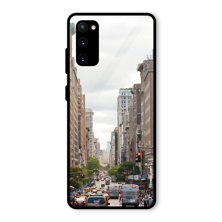 City Street View Glass Back Case for Galaxy S20 FE 5G