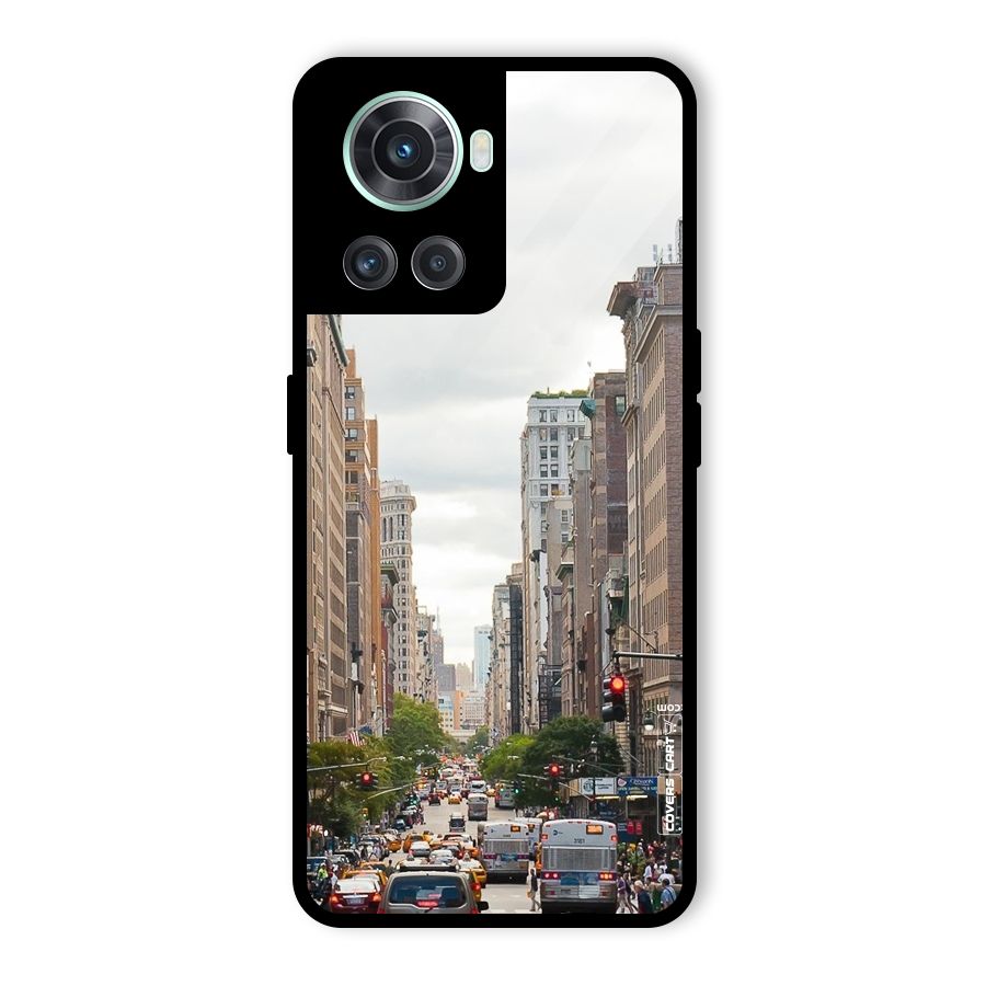 City Street View Glass Back Case for OnePlus 10R