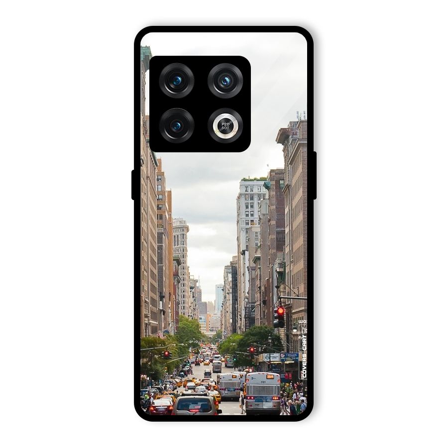 City Street View Glass Back Case for OnePlus 10 Pro 5G