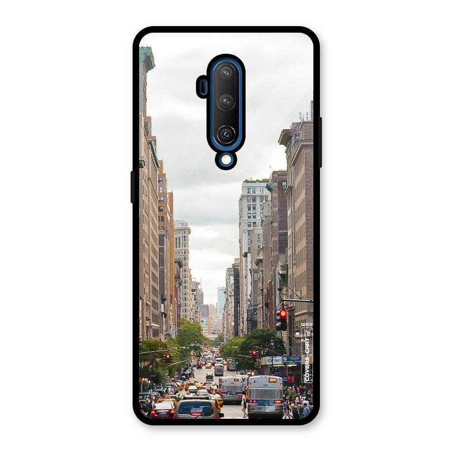 City Street View Glass Back Case for OnePlus 7T Pro