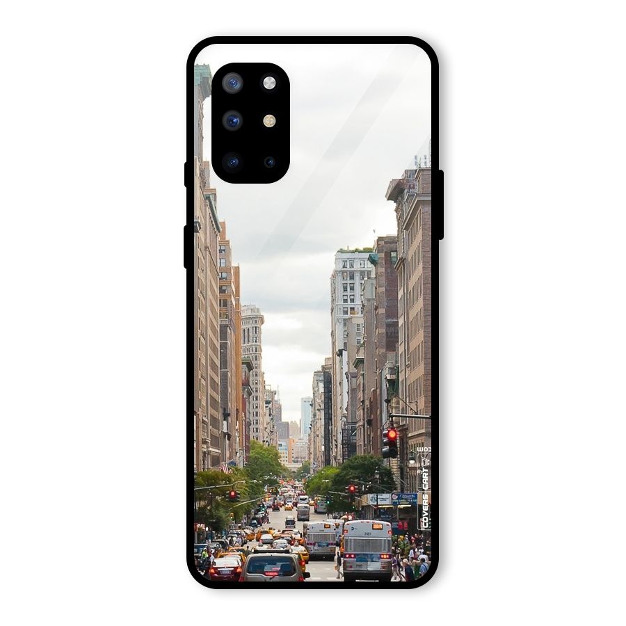 City Street View Glass Back Case for OnePlus 8T