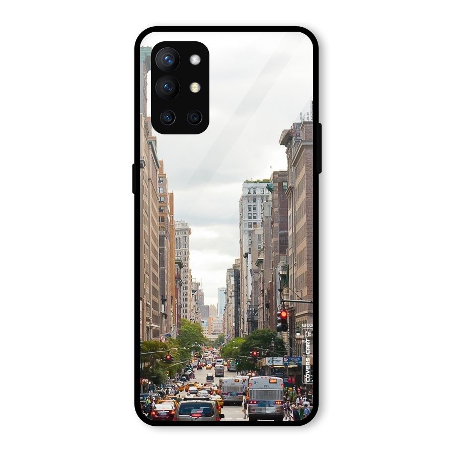 City Street View Glass Back Case for OnePlus 9R