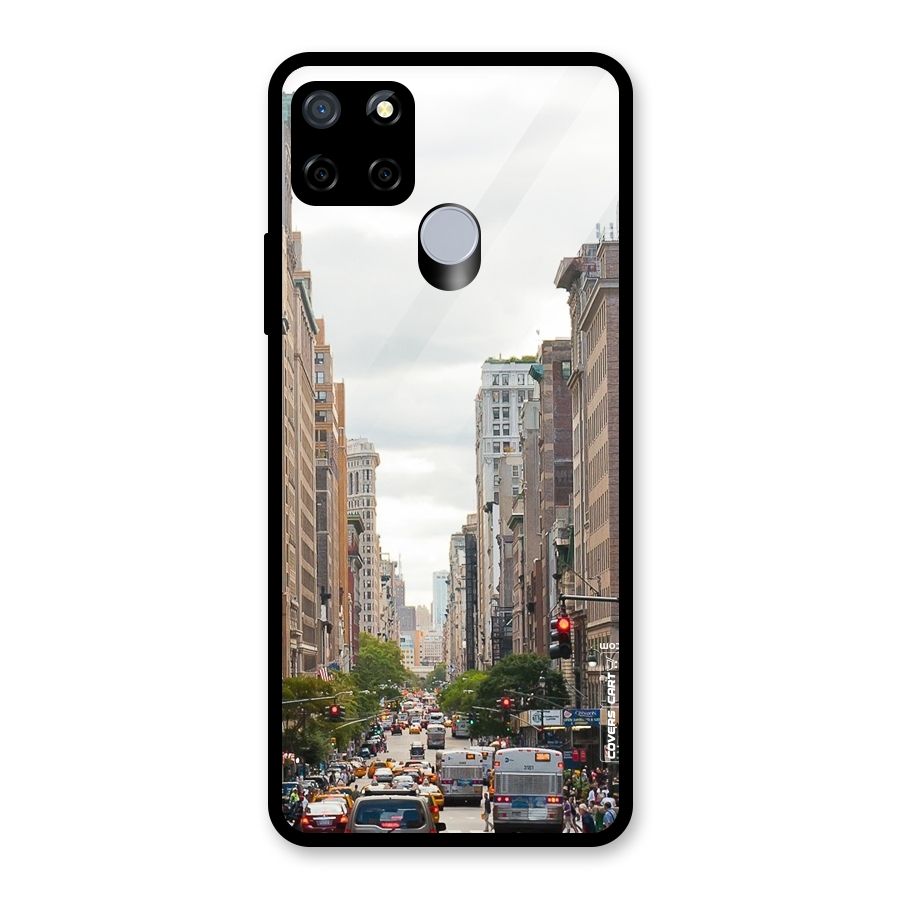 City Street View Glass Back Case for Realme Narzo 20