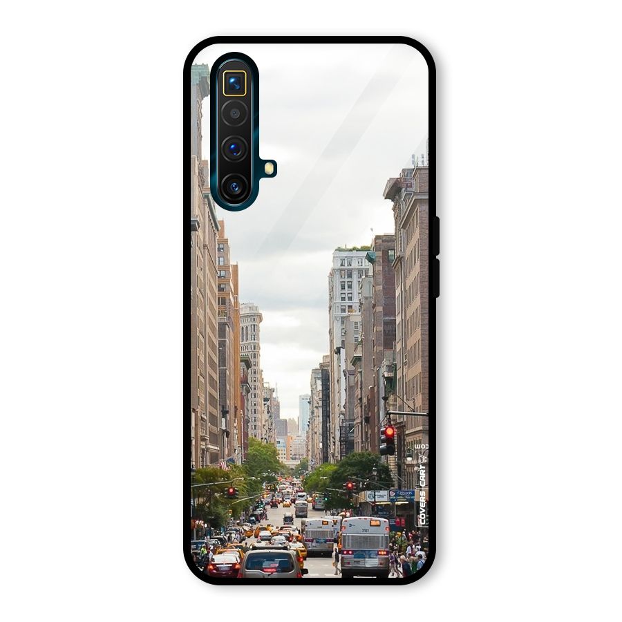 City Street View Glass Back Case for Realme X3 SuperZoom