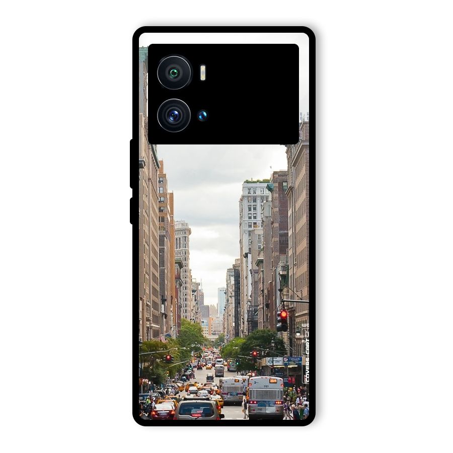 City Street View Glass Back Case for Vivo iQOO 9 Pro