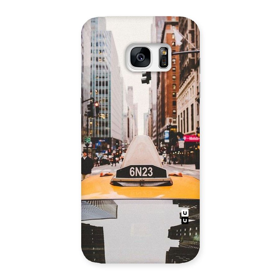 City Taxi Back Case for Galaxy S7 Edge