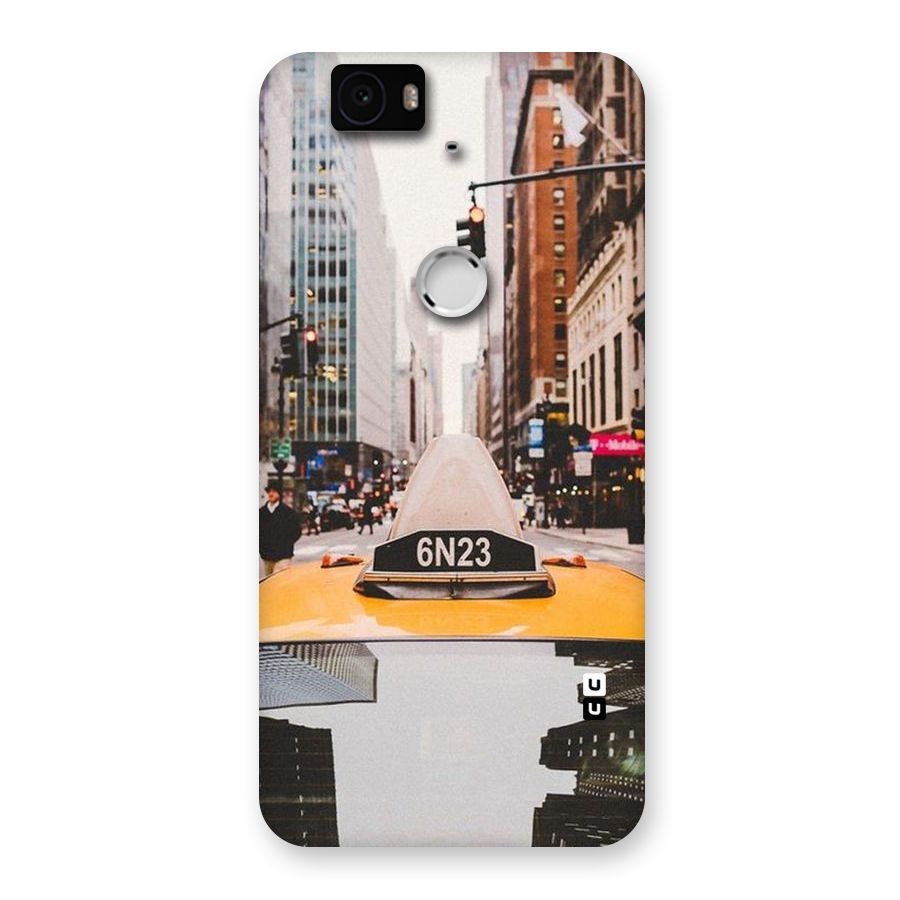 City Taxi Back Case for Google Nexus-6P