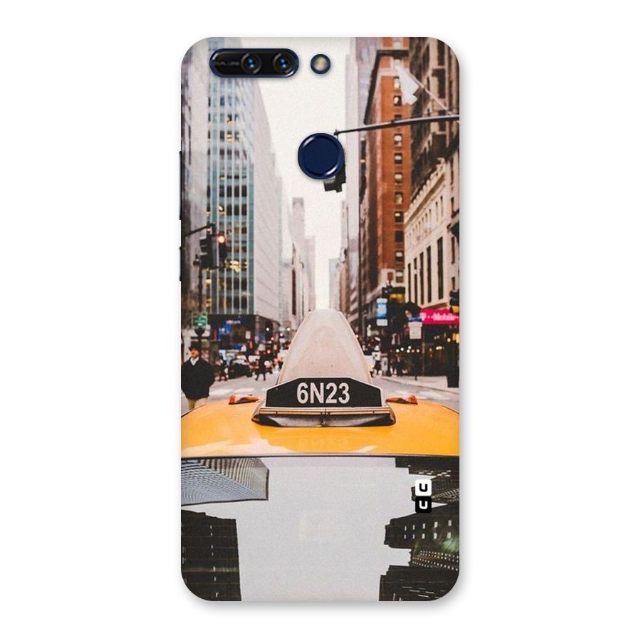City Taxi Back Case for Honor 8 Pro