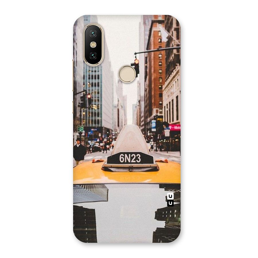 City Taxi Back Case for Mi A2