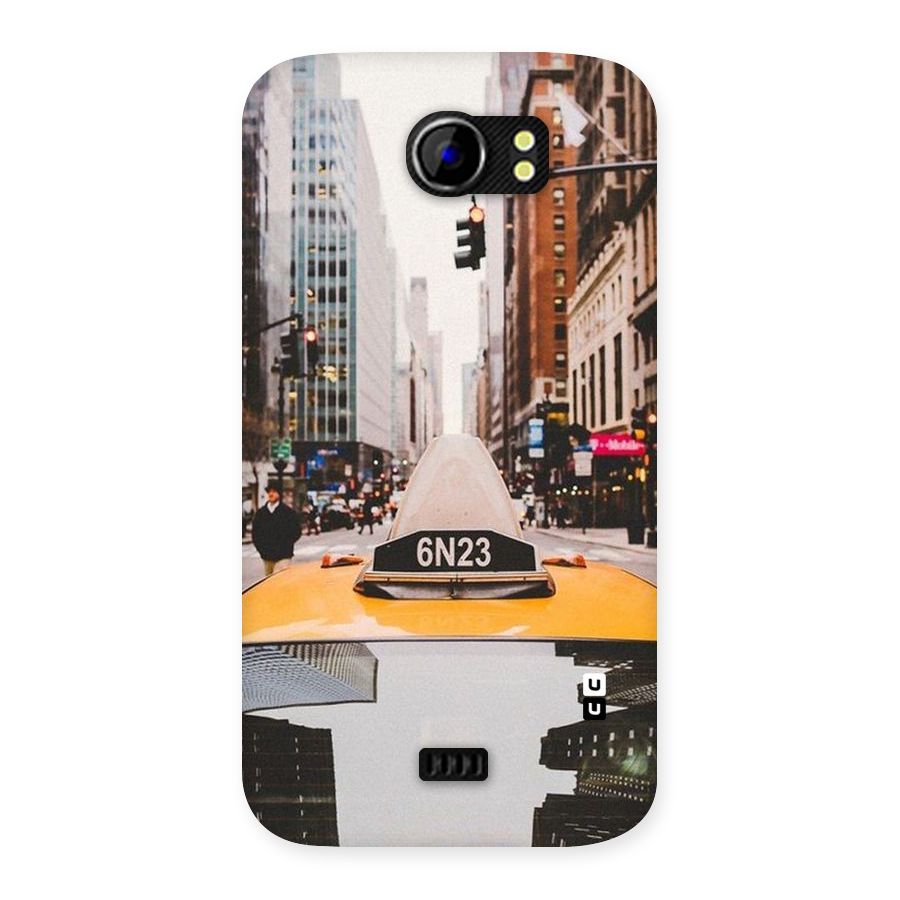 City Taxi Back Case for Micromax Canvas 2 A110