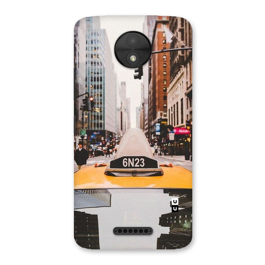City Taxi Back Case for Moto C