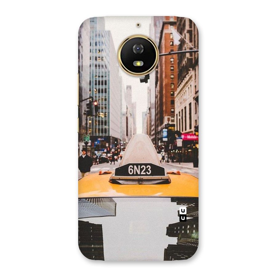 City Taxi Back Case for Moto G5s