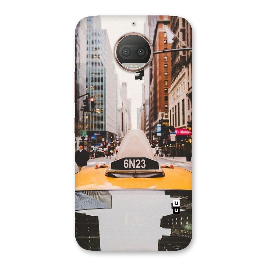 City Taxi Back Case for Moto G5s Plus