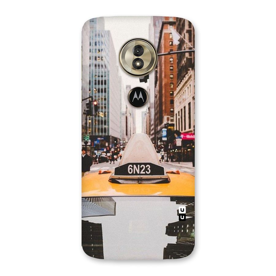 City Taxi Back Case for Moto G6 Play