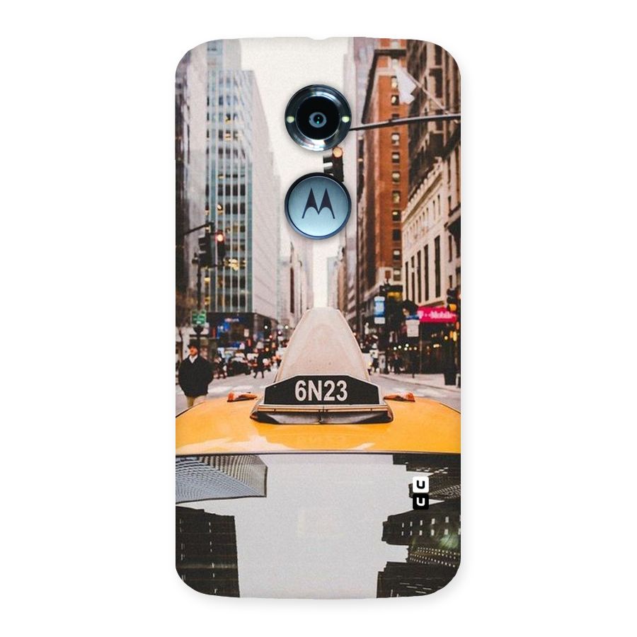 City Taxi Back Case for Moto X 2nd Gen