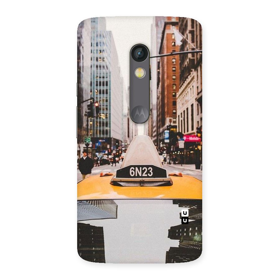 City Taxi Back Case for Moto X Play