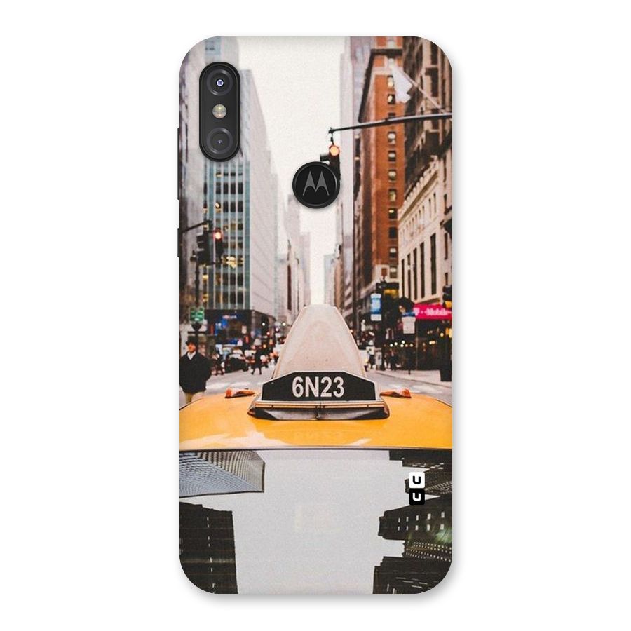City Taxi Back Case for Motorola One Power