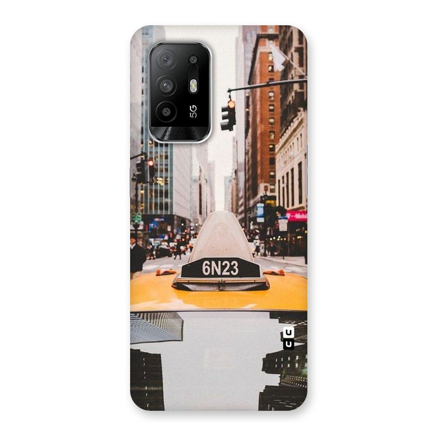 City Taxi Back Case for Oppo F19 Pro Plus 5G