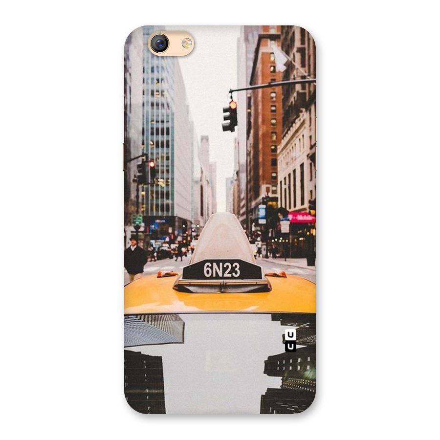 City Taxi Back Case for Oppo F3 Plus