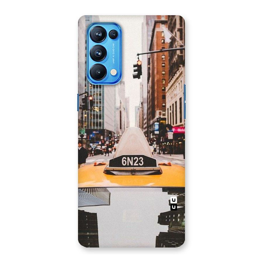 City Taxi Back Case for Oppo Reno5 Pro 5G
