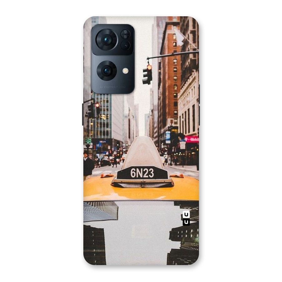 City Taxi Back Case for Oppo Reno7 Pro 5G