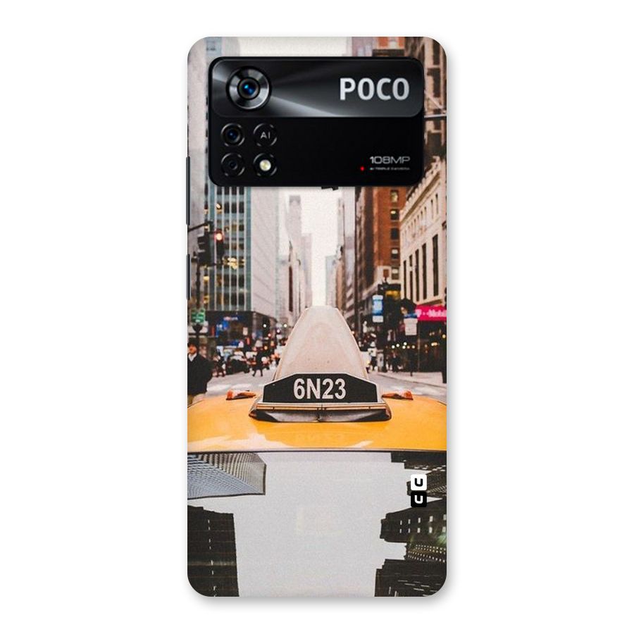 City Taxi Back Case for Poco X4 Pro 5G