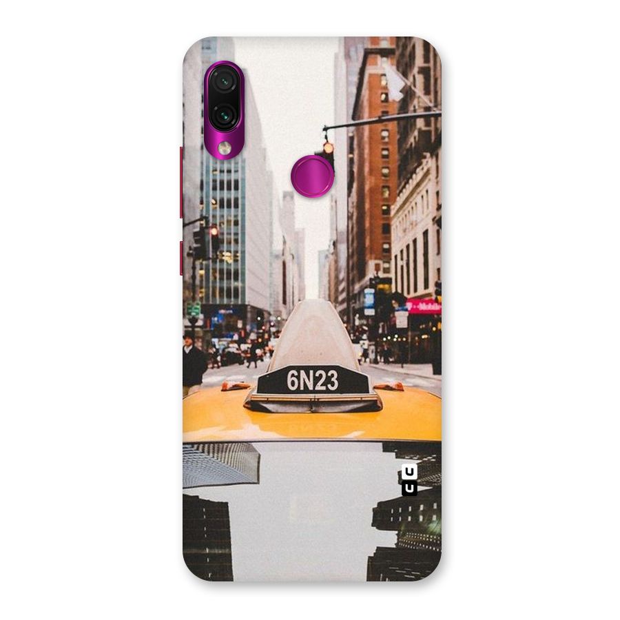City Taxi Back Case for Redmi Note 7 Pro