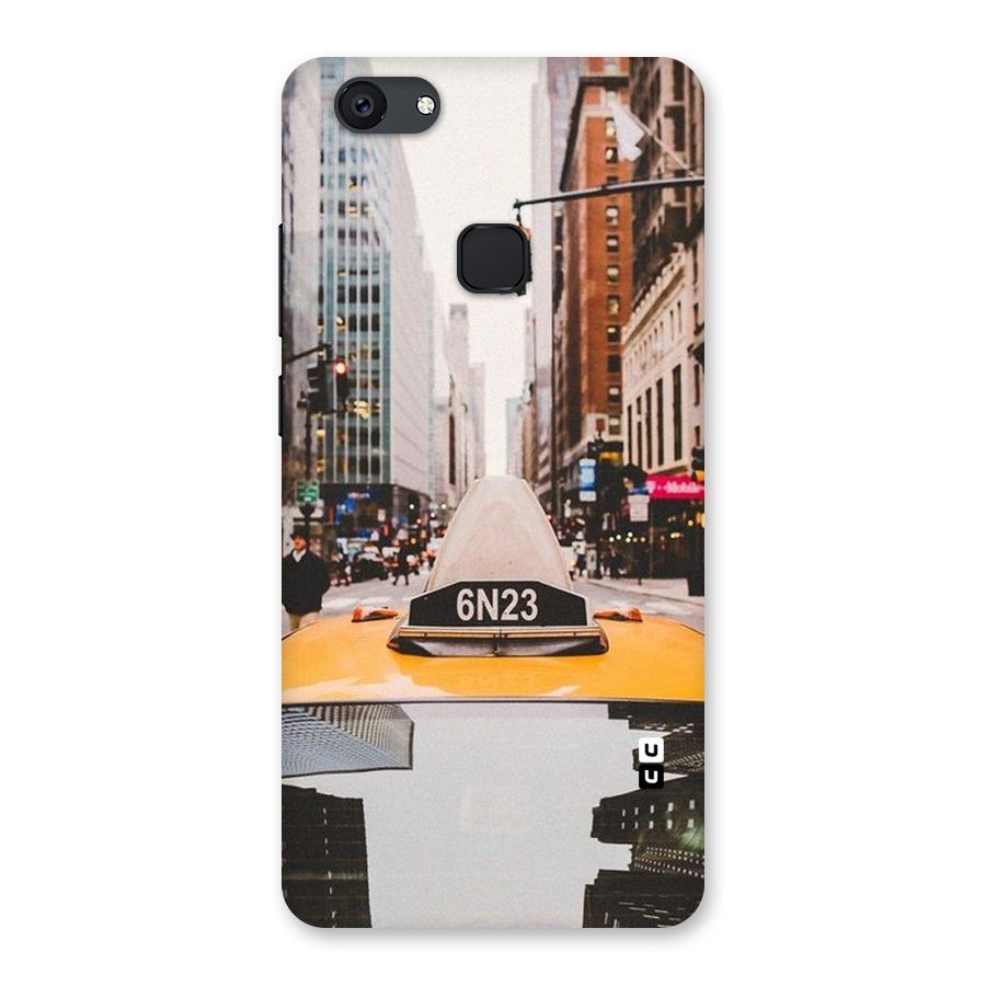 City Taxi Back Case for Vivo V7 Plus