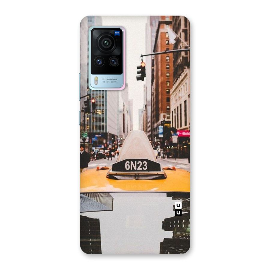 City Taxi Back Case for Vivo X60 Pro