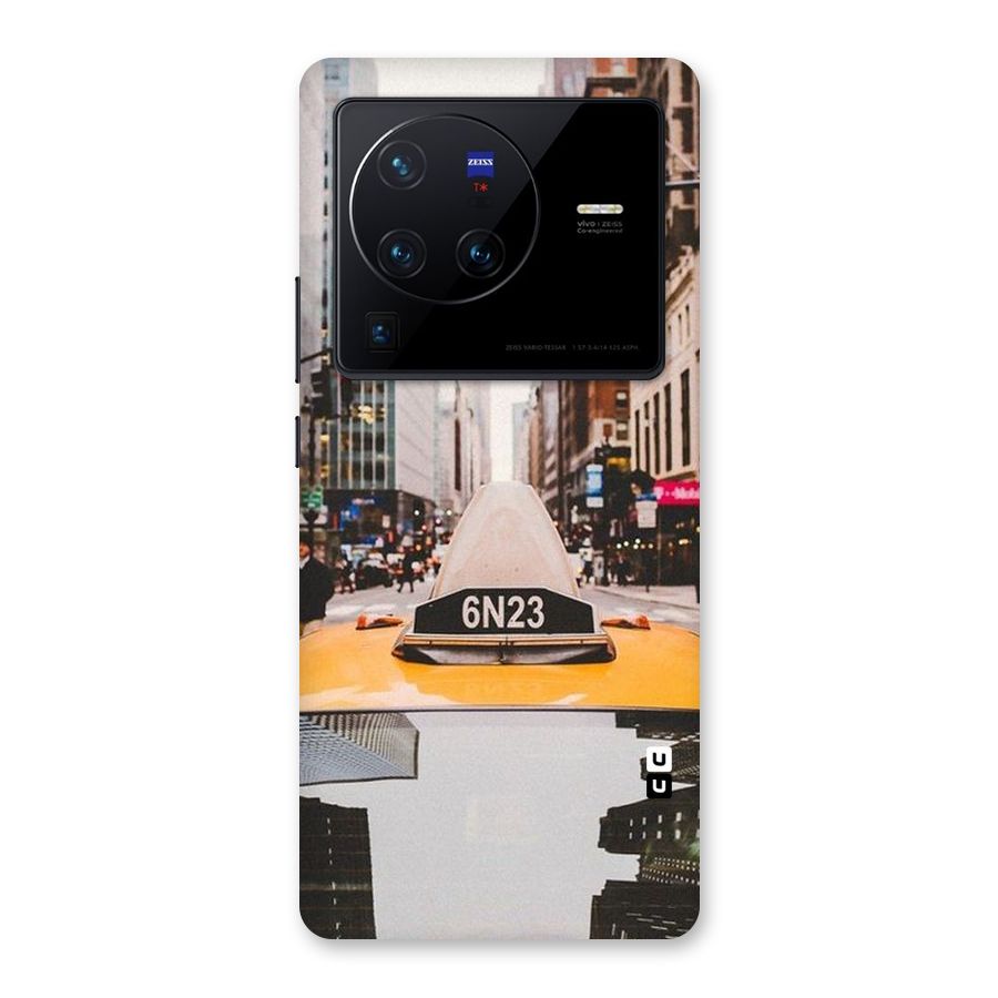 City Taxi Back Case for Vivo X80 Pro