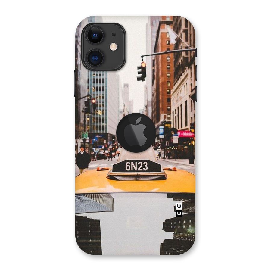 City Taxi Back Case for iPhone 11 Logo Cut