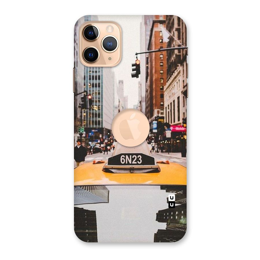 City Taxi Back Case for iPhone 11 Pro Max Logo Cut