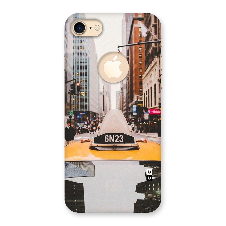 City Taxi Back Case for iPhone 7 Logo Cut