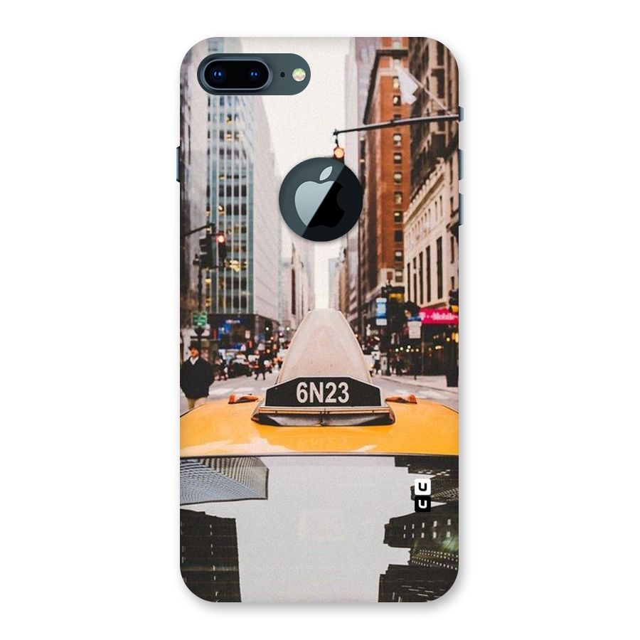 City Taxi Back Case for iPhone 7 Plus Logo Cut