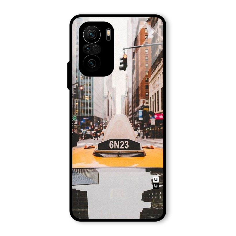 City Taxi Glass Back Case for Mi 11x