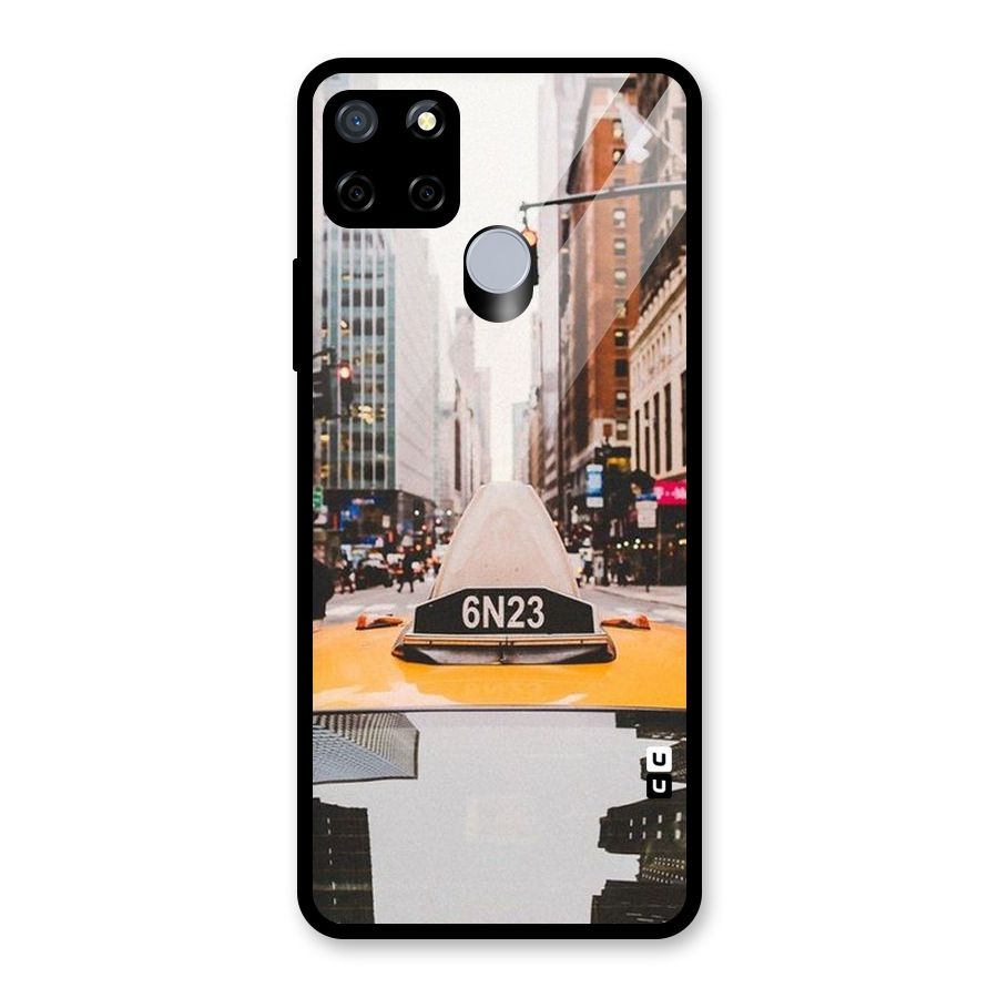 City Taxi Glass Back Case for Realme Narzo 20