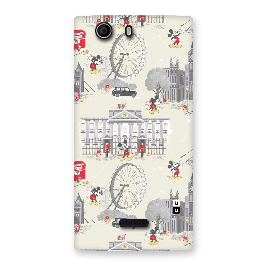 City Tour Pattern Back Case for Canvas Nitro 2 E311