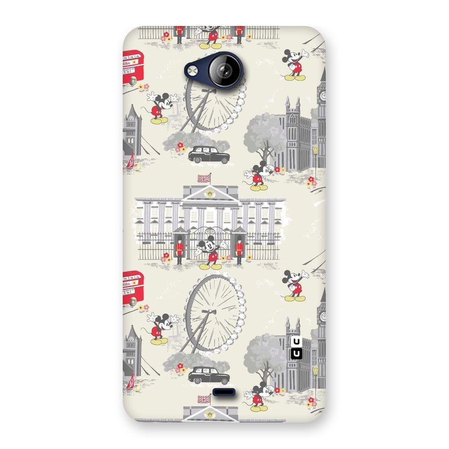 City Tour Pattern Back Case for Canvas Play Q355