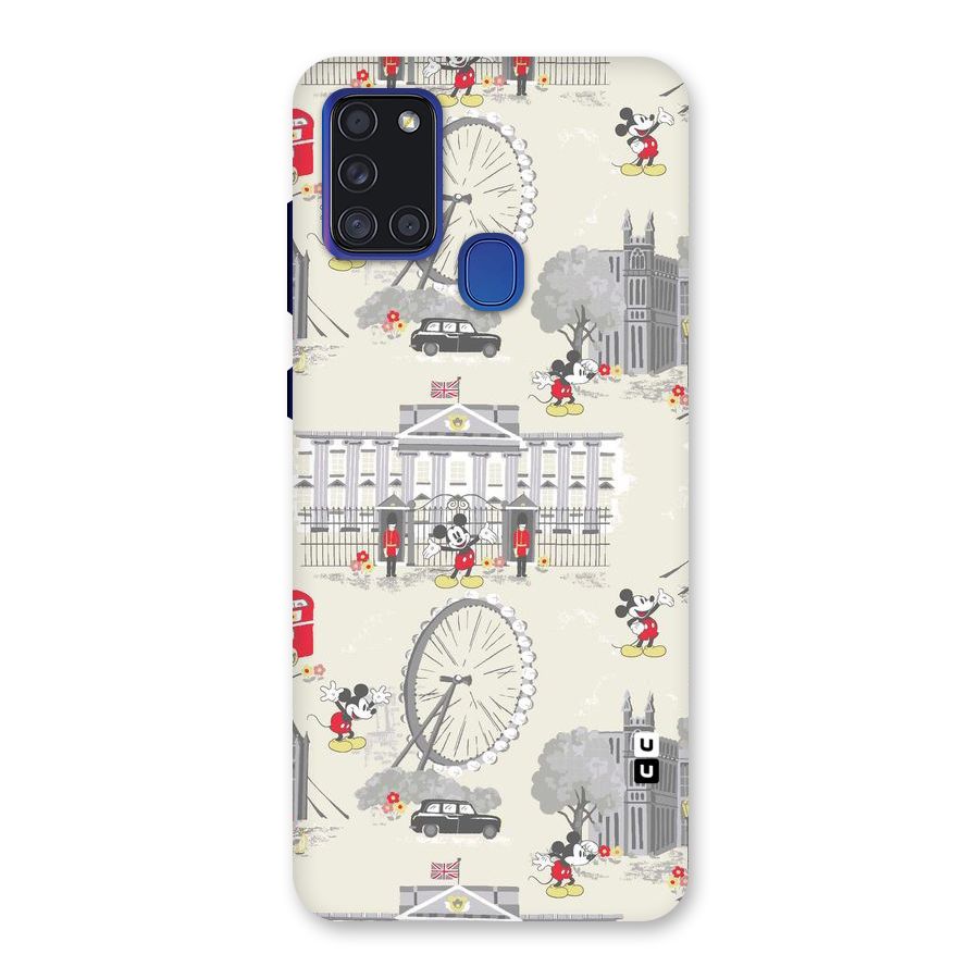 City Tour Pattern Back Case for Galaxy A21s