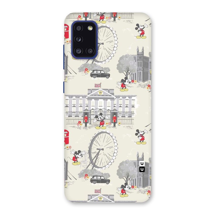 City Tour Pattern Back Case for Galaxy A31