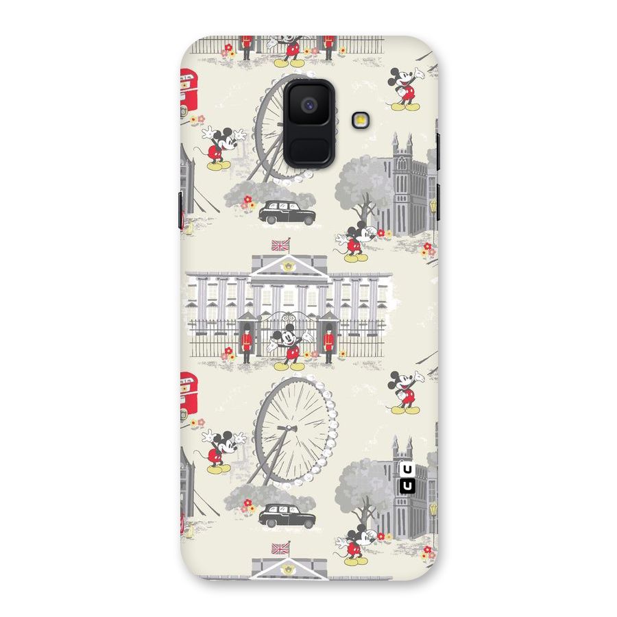 City Tour Pattern Back Case for Galaxy A6 (2018)