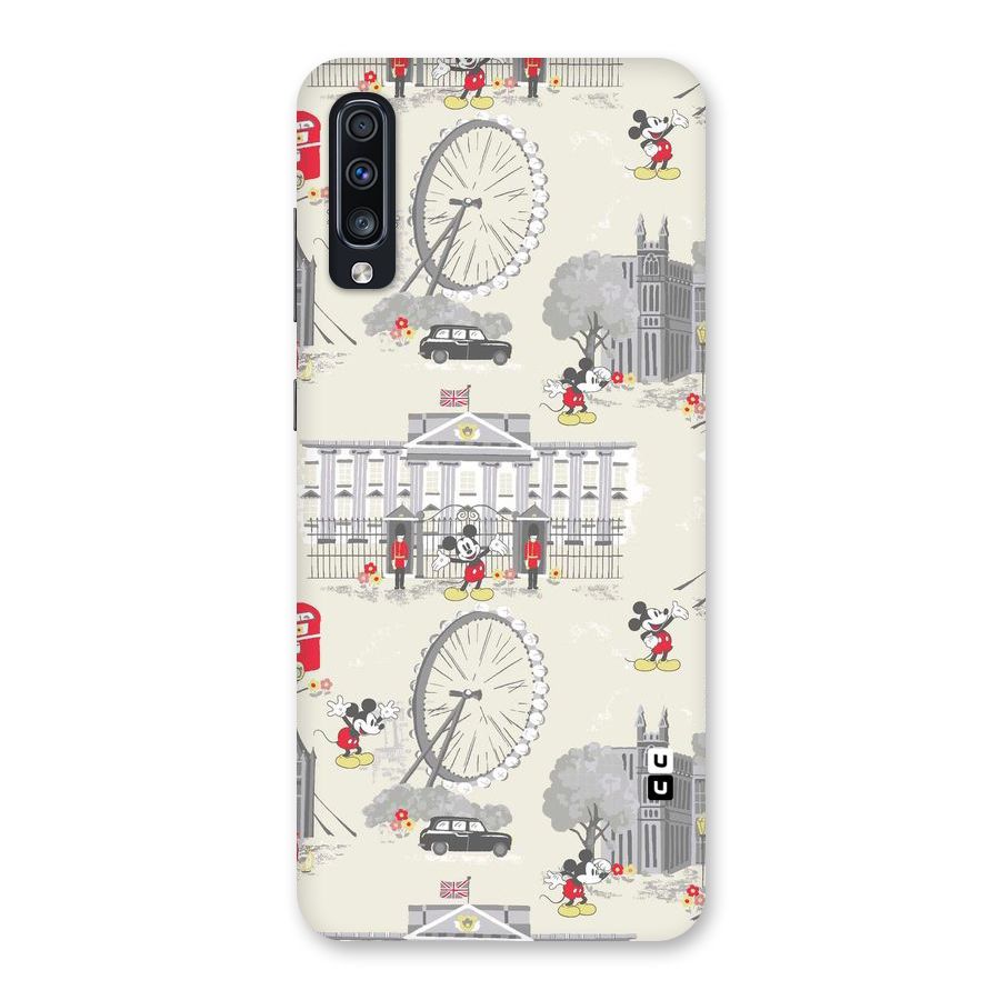 City Tour Pattern Back Case for Galaxy A70